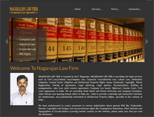Tablet Screenshot of nagarajanlawfirm.com
